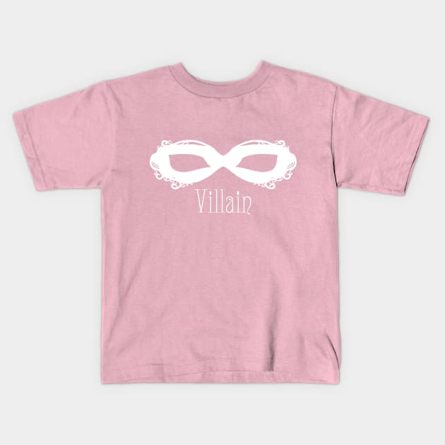 White Masque - Villain Kids T-Shirt by Thedustyphoenix